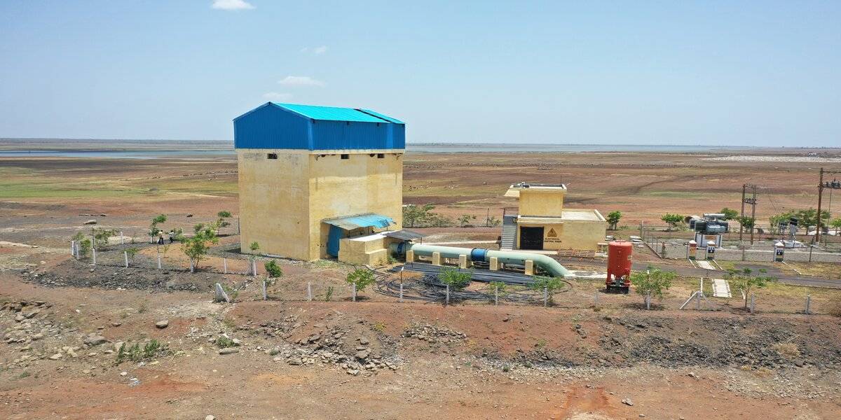 irrigation project at Harshud